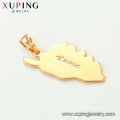 33351 Xuping fashionable guangzhou jewelry market simple 18k gold plated pendant with free sample